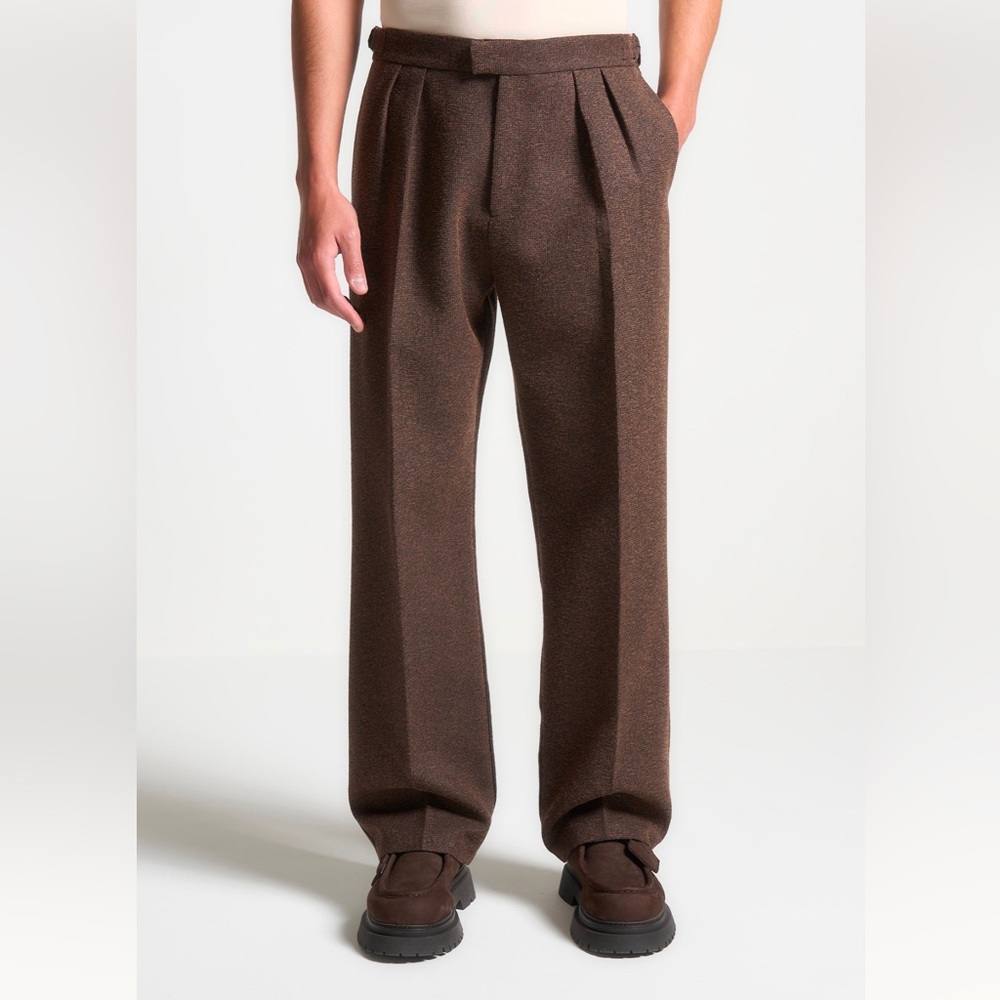 Brown Two-Piece Suit Set - Picture 2 of 11